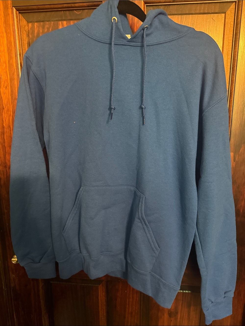 Men's Blue Pullover Hoodie